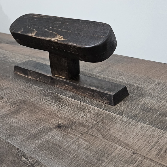 Simple Rustic Wood Watch Display Stand - Picture 3 of 4